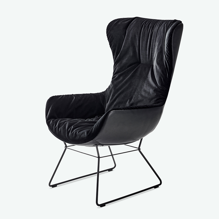 Leya cocktail wingback chair